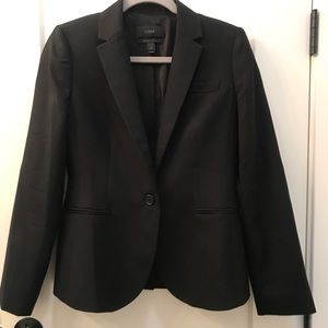 J. Crew Super 120s Black Blazer